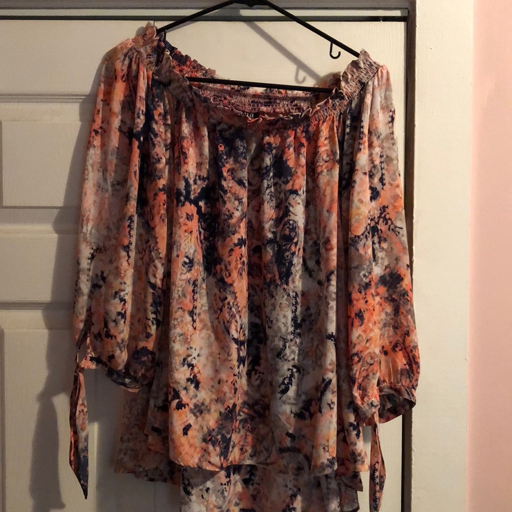 Off the shoulder shirt